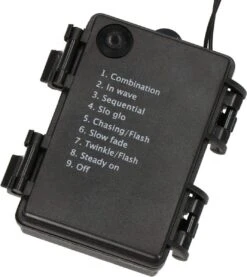 Lumières De Éclairage De Noël Springos | Intérieur & Extérieur | Forme Cristalline | 9 M | Batterie | 120 LED | Blanc Chaud -Jingle Bells Boutique 1069x1200