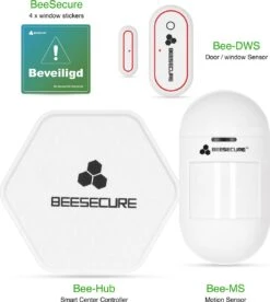 Kit De Démarrage De Noël BeeSecure Smart Home Pour La Maison | Un Contrôleur BEE Hub Zigbee Smart Center | Un Capteur Duer/fenêtre | Un Capteur De Vibrations | Contrôle D'application à Distance -Jingle Bells Boutique 1073x1200