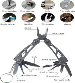 E&CT Trading - Acier Inoxydable - Plein Air Multifonctionnel - Réparation De Survie - Mini Câble De Serrage - Coupe-fil à Dénuder - Multi -outil - Multifonctionnel - Cadeau De Noël 14 E&CT Trading - Acier Inoxydable - Plein Air Multifonctionnel - Réparation De Survie - Mini Câble De Serrage - Coupe-fil à Dénuder - Multi -outil - Multifonctionnel - Cadeau De Noël -Jingle Bells Boutique 1088x1200