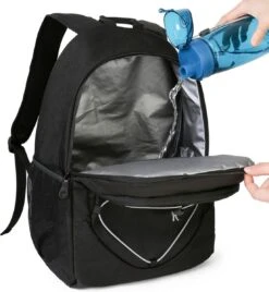 Sac à Dos Isotherme (25L) - 28 Canettes - Sac à Lunch Pour Dames, Hommes Et Enfants - Sac De Pique-nique - Sinterklaas Et Cadeau De Noël Pour Adultes - Zwart -Jingle Bells Boutique 1106x1200