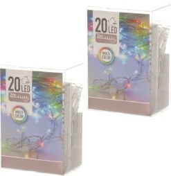 3x Lumières De Noël Sur Batterie Colorées 20 Lumières - Lumières De Fête