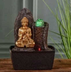 Intérieur Fontaine Bouddha Haka Relax Obtenez Zen Fonction Eau Pour La Maison De La Fontaine De Noël Cadeau De Noël Nouvel An Cadeau Nouveau Cadeau De Noël Année De Fin De L'année Cadeau