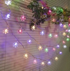 CB- Goods Snowflake Christmas Lights - Guirlandes Lumineuses - Guirlandes Lumineuses à LED - Multi - 20 LED - TikTok - Noël - Éclairage De Noël - Sapin De Noël - 3 Mètres -Jingle Bells Boutique 1193x1200