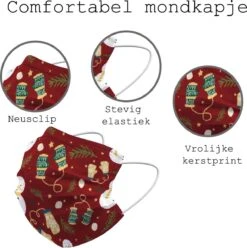 Mouthmask Noël Mouthmask Noël Universal - Mondkap Jetable Non Medisch Mitaines - 2 Pièces 8 Mouthmask Noël Mouthmask Noël Universal - Mondkap Jetable Non Medisch Mitaines - 2 Pièces -Jingle Bells Boutique 1195x1200 3
