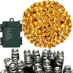 Lumières De Éclairage De Noël Springos | 5.5m | Batterie | 50 LED | Blanc Chaud -Jingle Bells Boutique 1197x1200 9