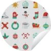 Garden Circle Christmas Stuff - Motif - Noël - 120x120 Cm - Affiche De Jardin Ronde - Extérieur - XXL -Jingle Bells Boutique 1198x1200 10