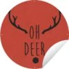 Cercle De Jardin Citation De Noël Oh Cerf Sur Fond Rouge - 120x120 Cm - Poster Jardin Rond - Extérieur - XXL 2 Cercle De Jardin Citation De Noël Oh Cerf Sur Fond Rouge - 120x120 Cm - Poster Jardin Rond - Extérieur - XXL -Jingle Bells Boutique 1198x1200 7