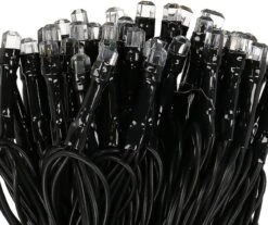 Lumières De Éclairage De Noël Springos | Intérieur & Extérieur | Forme Cristalline | 9 M | Batterie | 120 LED | Blanc Chaud -Jingle Bells Boutique 1200x1005