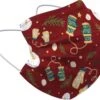 Masque Facial De Noël Masque Facial Jetable Mitaines Non Medisch Rouge - 1 Pièce 1 Masque Facial De Noël Masque Facial Jetable Mitaines Non Medisch Rouge - 1 Pièce -Jingle Bells Boutique 1200x1006