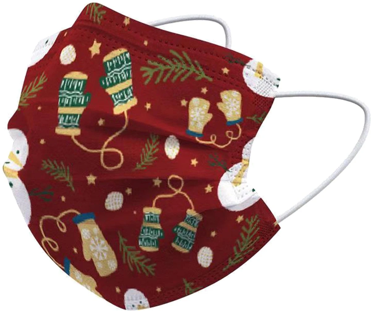 Mouthmask Noël Mouthmask Noël Universal - Mondkap Jetables Non Medisch Mitaines 3 Mouthmask Noël Mouthmask Noël Universal - Mondkap Jetables Non Medisch Mitaines