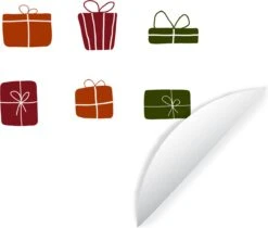 WallCircle - Stickers Muraux - Cercle Papier Peint - Noël - Cadeau - Design - 140x140 Cm - Cercle Mural - Auto Adhésif - Autocollant Rond Papier Peint