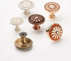 5 Pièces Bouton De Meuble Vintage - Or Brun - 3*2,5 Cm - Poignée De Meuble - Bouton Pour Armoire, Porte, Tiroir, Armoire De Cuisine - Noël - Cadeau De Noël -Jingle Bells Boutique 1200x1021