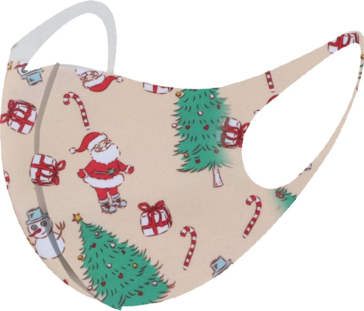 Masque Buccal De Noël Masque Buccal Lavable Mondkapjes Buccaux Crème Non-médical 3 Masque Buccal De Noël Masque Buccal Lavable Mondkapjes Buccaux Crème Non-médical