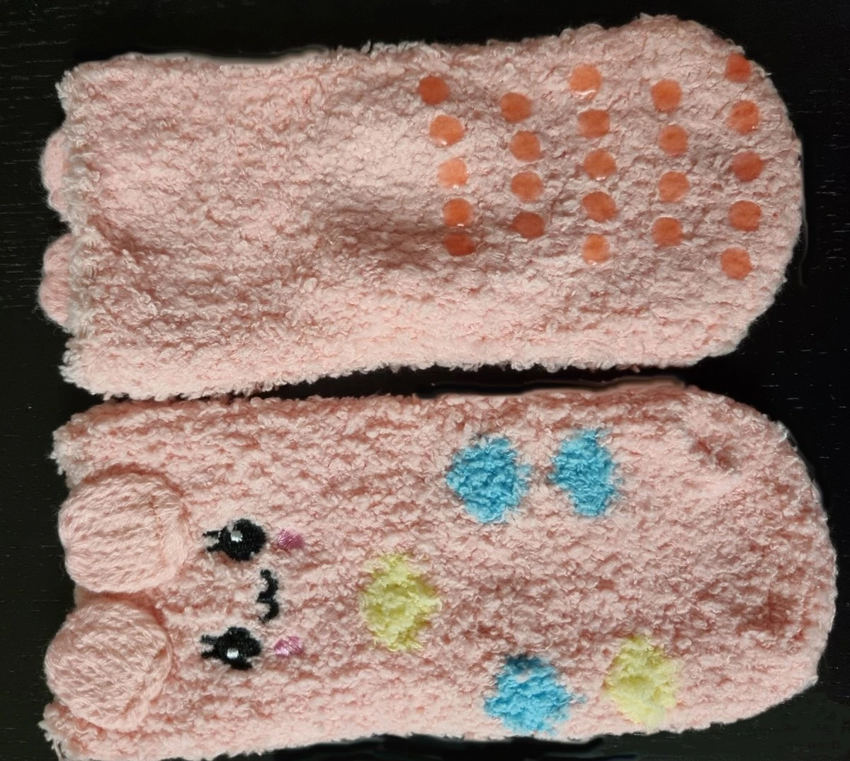 Chaussettes De Noël Roses Pour Bébé Avec Un Joli Visage D'animal Emballées Dans Un Emballage Super Mignon Que Vous Pouvez Accrocher Dans Le Sapin De Noël. 5 Chaussettes De Noël Roses Pour Bébé Avec Un Joli Visage D'animal Emballées Dans Un Emballage Super Mignon Que Vous Pouvez Accrocher Dans Le Sapin De Noël. – Image 3