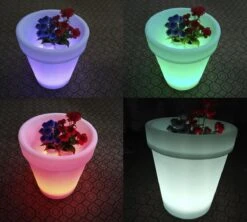 Pot De Fleurs Melili- Pot De Fleurs LED RGB-avec Télécommande-Pots Avec Jardinière Lumineuse RGB-Vase LED -Lampe D'extérieur-Éclairage De Jardin-Pot De Fleur-cadeau De Noël Lux-Lampe De Noël-lampe De Fête-lampe De Jardin -Jingle Bells Boutique 1200x1079