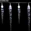 Voltronic Éclairage De Noël - Icicle Siècle Des Lumières - 40 Glaçons - Câble De 10,5 Mètres - Wit