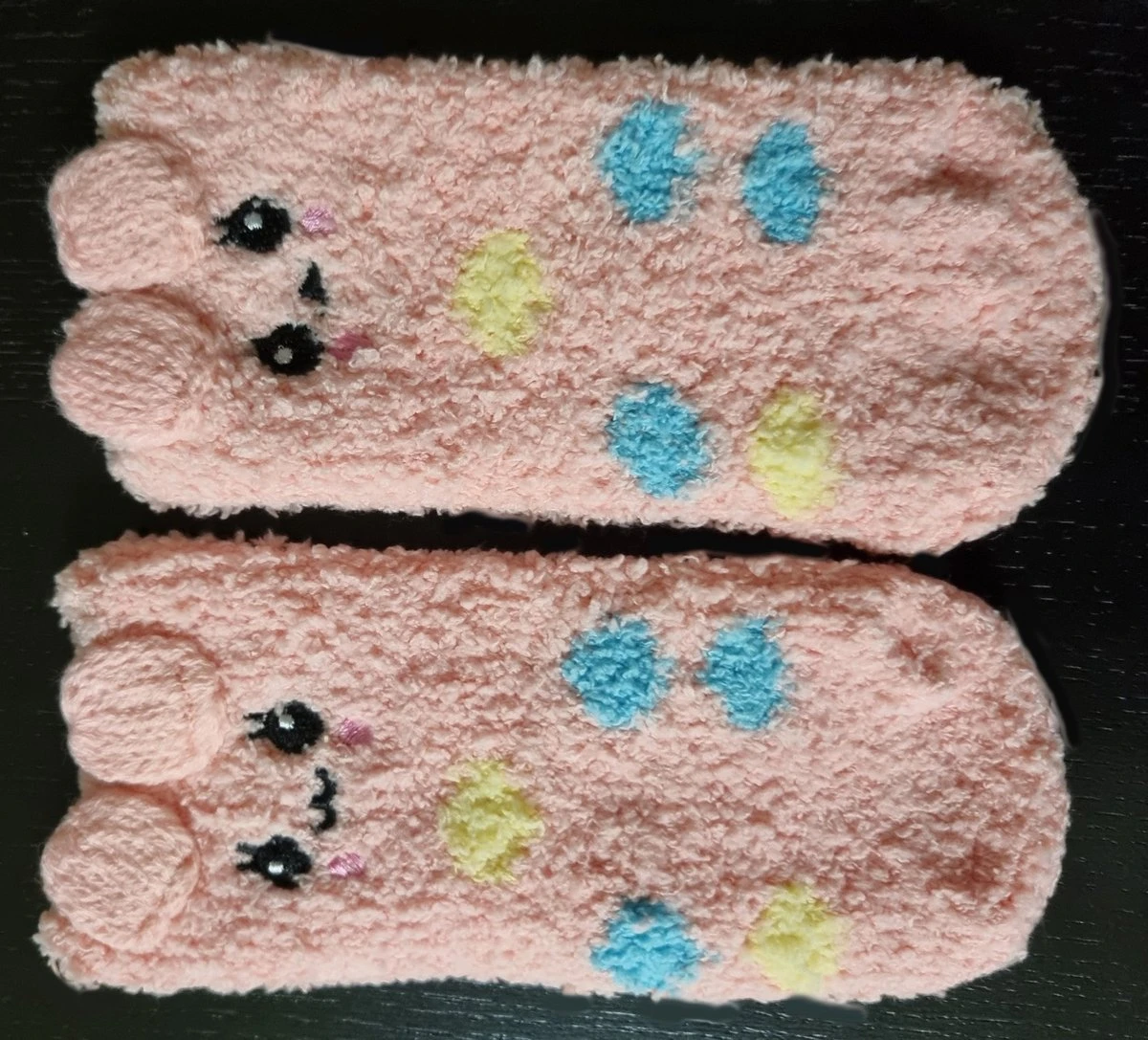 Chaussettes De Noël Roses Pour Bébé Avec Un Joli Visage D'animal Emballées Dans Un Emballage Super Mignon Que Vous Pouvez Accrocher Dans Le Sapin De Noël. 6 Chaussettes De Noël Roses Pour Bébé Avec Un Joli Visage D'animal Emballées Dans Un Emballage Super Mignon Que Vous Pouvez Accrocher Dans Le Sapin De Noël. – Image 4