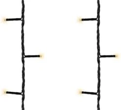 2x Lumières De Noël Scintillent Sur Batterie Blanc Chaud à L'extérieur 48 Lumières - Lumières D'arbre - Lumières De Noël / Lumières De Noël Guirlandes Lumineuses