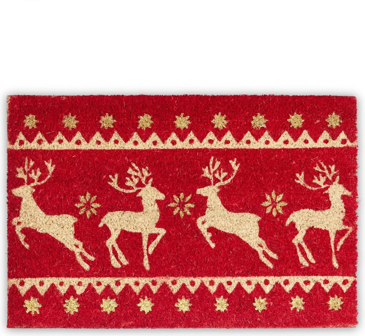 Relaxdays - Paillasson De Noël - Tapis De Pied De Renne - Tapis De Noix De Coco - Noël - Noël 4 Relaxdays - Paillasson De Noël - Tapis De Pied De Renne - Tapis De Noix De Coco - Noël - Noël – Image 2