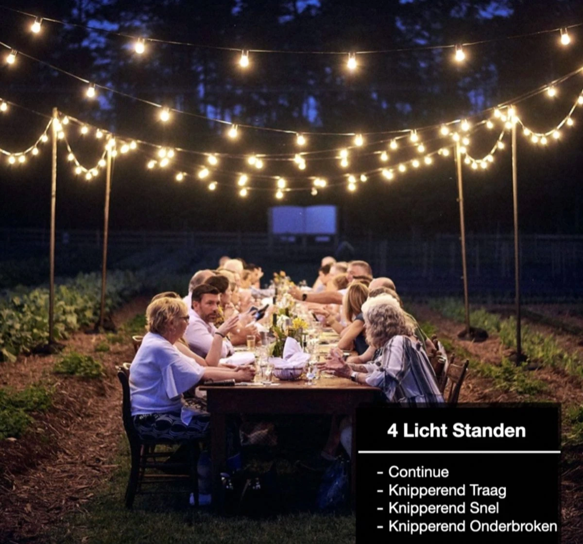 Guirlande Lumineuse Solar Mea Manu® - 25 LED - 7,5 Mètres - Blanc Chaud - Éclairage Solaire De Jardin - Économie D' Énergie - Éclairage De Éclairage De Noël - Éclairage De Fête De Fête 8 Guirlande Lumineuse Solar Mea Manu® - 25 LED - 7,5 Mètres - Blanc Chaud - Éclairage Solaire De Jardin - Économie D' Énergie - Éclairage De Éclairage De Noël - Éclairage De Fête De Fête – Image 6