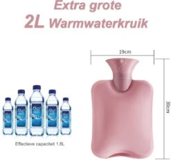 Colorful Sun® Bouillotte - 2 Litres - Bouillotte Avec Housse - Sac à Eau Chaude - Peluche - Cadeaux De Noël Chauds Pour L'Hiver - Rouge -Jingle Bells Boutique 1200x1123