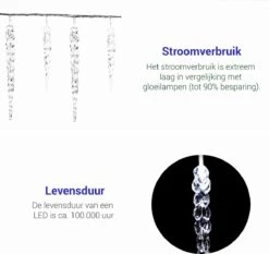 Voltronic Éclairage De Noël - Icicle Siècle Des Lumières - 40 Glaçons - Câble De 10,5 Mètres - Wit -Jingle Bells Boutique 1200x1131 3