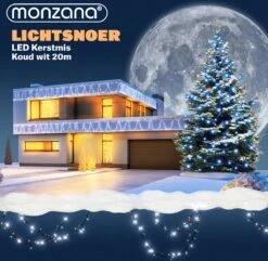 Lumières De Éclairage De Noël Monzana 200 LED - Avec Télécommande - Wit Froid -Jingle Bells Boutique 1200x1173 22