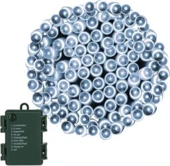 Lumières De Éclairage De Noël Springos | 10.5m | Batterie | 100 LED | Blanc Froid -Jingle Bells Boutique 1200x1173 23