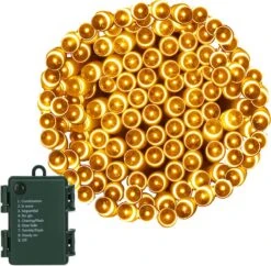 Lumières De Éclairage De Noël Springos | 5.5m | Batterie | 50 LED | Blanc Chaud -Jingle Bells Boutique 1200x1174 8