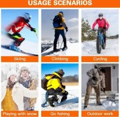 Semelles Chauffantes Pour Chaussettes Cadeau De Noël - Nice Avec Des Gants Chauffants Sur Les Sports D'hiver - Chauffe-pieds -Jingle Bells Boutique 1200x1175