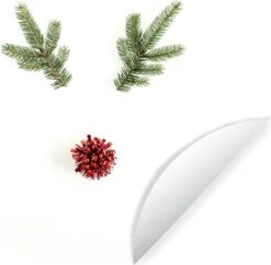 WallCircle - Stickers Muraux - Cercle Papier Peint - Noël - Hiver - Renne - 120x120 Cm - Cercle Mural - Auto Adhésif - Sticker Papier Peint Rond XXL