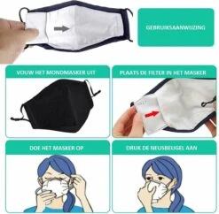 Chibaa - JS2DEAL - Thema De Noël Rouge - Masque En Coton Masque Réutilisable Lavable Avec 1 Filtre PM2.5 Remplaçable -Jingle Bells Boutique 1200x1176 5