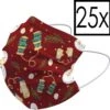 Masque Facial Masque Facial Jetable Noël Mitaines Non Medisch Universelles - 25x -Jingle Bells Boutique 1200x1177 10