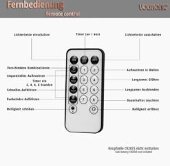 Éclairage De Noël Lumineuse - Éclairage De Fête Lumineuse - Éclairage De Noël Éclairage De Noël - Pour Décorations De Noël Et Extérieur - Sur Batterie - Avec Télécommande - 20 M - Froid Chaud -Jingle Bells Boutique 1200x1177 18