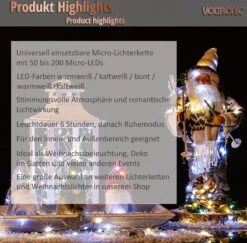 Éclairage De Noël Lumineuses - Éclairage De Noël Lumineuses - Éclairage De Noël Lumineuses - Set De 2 - Pour Décorations De Noël Et Extérieur - 5 M - Éclairage De Fête Chaud -Jingle Bells Boutique 1200x1179 2