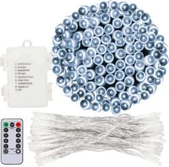 Lumières De Éclairage De Noël Springos | 10.5m | Batterie | Télécommande | 100 LED | Blanc Froid 24 Lumières De Éclairage De Noël Springos | 10.5m | Batterie | Télécommande | 100 LED | Blanc Froid -Jingle Bells Boutique 1200x1183 4