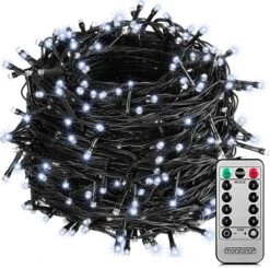 Lumières De Éclairage De Noël Monzana 200 LED - Avec Télécommande - Wit Froid