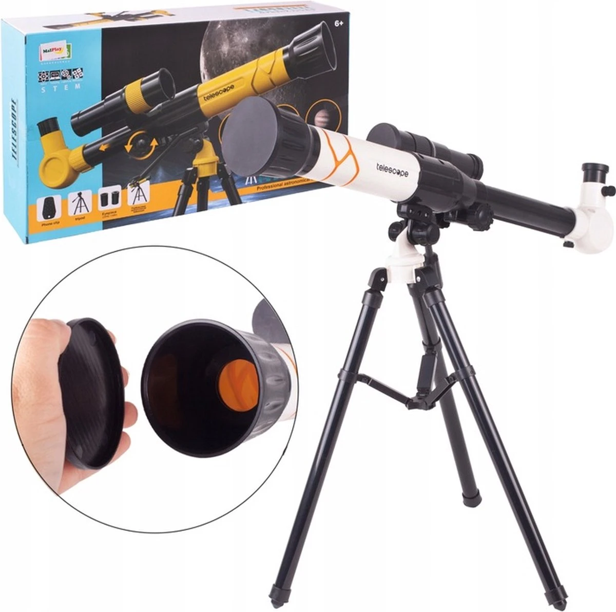 Mivida - Télescope - Stargazer - Prisme D'angle - Adultes Et Enfants - Grossissement 20x 30x Et 40x - Trépied Réglable - Trépied - Noël - Sinterklaas 4 Mivida - Télescope - Stargazer - Prisme D'angle - Adultes Et Enfants - Grossissement 20x 30x Et 40x - Trépied Réglable - Trépied - Noël - Sinterklaas – Image 2