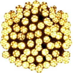 Lumières De Éclairage De Noël Springos | Intérieur & Extérieur | Forme Cristalline | 9 M | Batterie | 120 LED | Blanc Chaud -Jingle Bells Boutique 1200x1193 26