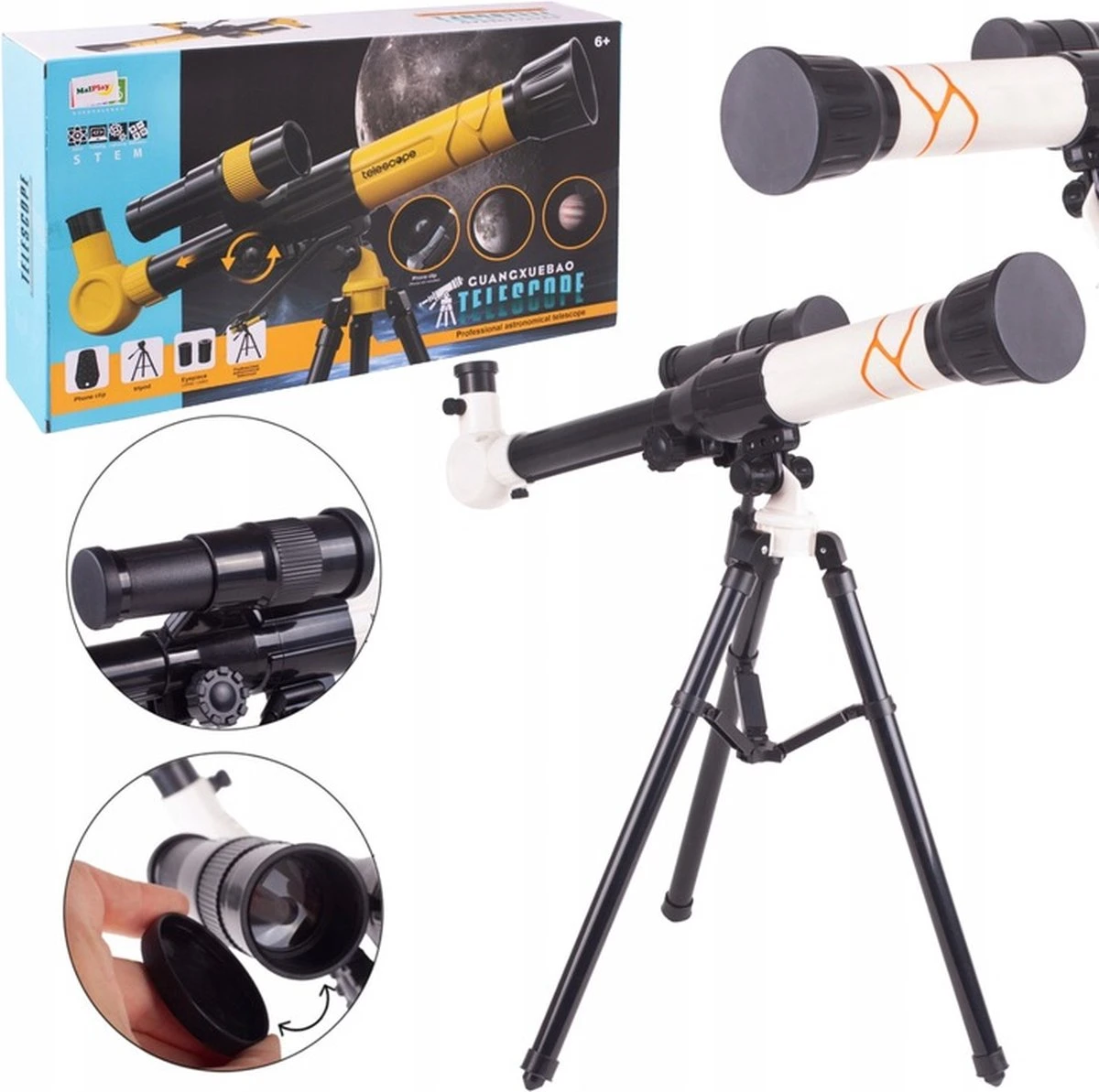 Mivida - Télescope - Stargazer - Prisme D'angle - Adultes Et Enfants - Grossissement 20x 30x Et 40x - Trépied Réglable - Trépied - Noël - Sinterklaas 3 Mivida - Télescope - Stargazer - Prisme D'angle - Adultes Et Enfants - Grossissement 20x 30x Et 40x - Trépied Réglable - Trépied - Noël - Sinterklaas
