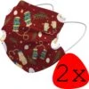 Mouthmask Noël Mouthmask Noël Universal - Mondkap Jetable Non Medisch Mitaines - 2 Pièces 2 Mouthmask Noël Mouthmask Noël Universal - Mondkap Jetable Non Medisch Mitaines - 2 Pièces -Jingle Bells Boutique 1200x1194