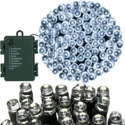 Lumières De Éclairage De Noël Springos | 5.5m | Batterie | 50 LED | Blanc Froid -Jingle Bells Boutique 1200x1195 22