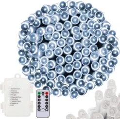 Lumières De Éclairage De Noël Springos | 10.5m | Batterie | Télécommande | 100 LED | Blanc Froid 21 Lumières De Éclairage De Noël Springos | 10.5m | Batterie | Télécommande | 100 LED | Blanc Froid -Jingle Bells Boutique 1200x1195 23