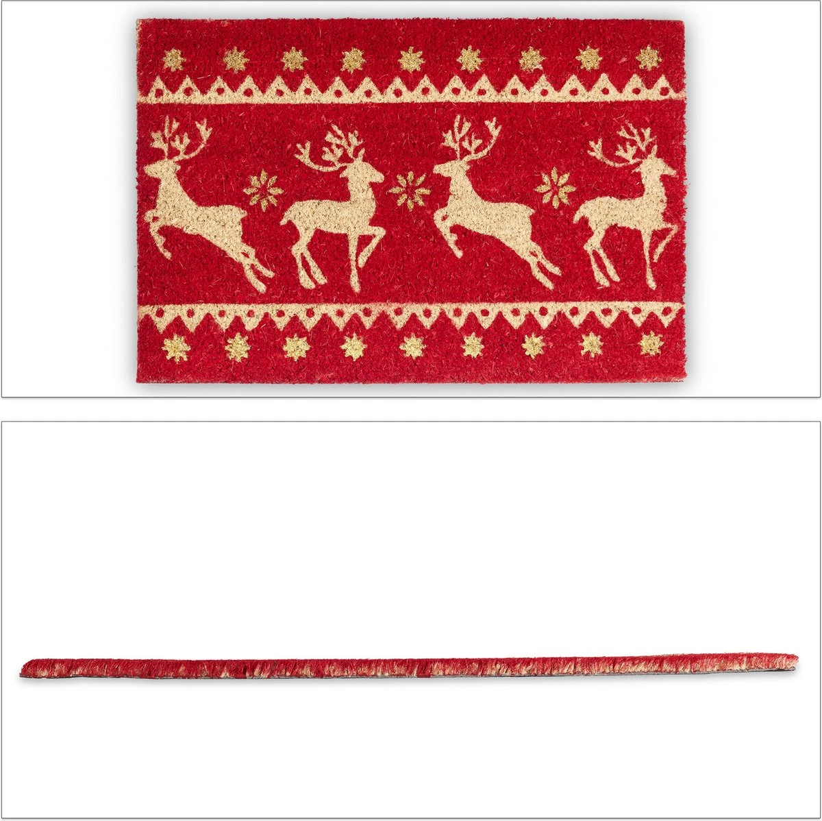 Relaxdays - Paillasson De Noël - Tapis De Pied De Renne - Tapis De Noix De Coco - Noël - Noël 12 Relaxdays - Paillasson De Noël - Tapis De Pied De Renne - Tapis De Noix De Coco - Noël - Noël – Image 10