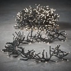 Luca Lighting Cluster Arbre De Noël Avec 768 Ampoules LED - L560 Cm - Blanc Classique