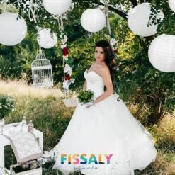 Fissaly ® 20 Pièces De Décoration De Fête Lanternes Witte - Guirlande De Décoration - Amusant Pour Anniversaire, Anniversaire, Mariage Et Noël -Jingle Bells Boutique 1200x1199 5