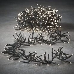 Luca Lighting Guirlande Lumineuse De Noël - Extérieur - 1152 Lumières Blanc Chaud - Fonction Flash - 800 Cm