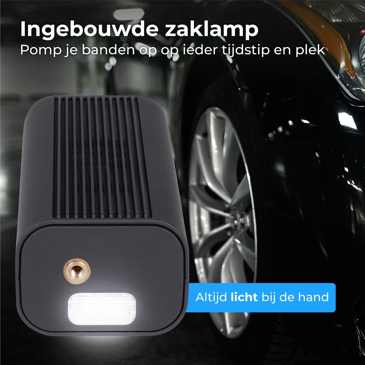 Nuvance - Pompe à Vélo électrique - Pompe à Pneu Portable Pour Vélo à Voiture - Pompe à Ballon - Électrique - Compresseur D'air - Cadeaux De Noël 8 Nuvance - Pompe à Vélo électrique - Pompe à Pneu Portable Pour Vélo à Voiture - Pompe à Ballon - Électrique - Compresseur D'air - Cadeaux De Noël – Image 6