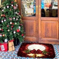 Tapis De Noël, Antidérapant, Pour Chambre, Couloir, Salon, Sol, Cuisine, Salle De Bain, Tapis, Décoration De Noël (C) -Jingle Bells Boutique 1200x1200 111
