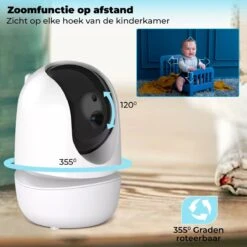 B-care Babyfoon Avec Caméra - Écran 4,3 Pouces - Affichage Néerlandais - Sans Wifi Ni App - Capteur De Température - Vision Nocturne - Fonction Talkback - 8 Berceuses - Cadeau De Noël -Jingle Bells Boutique 1200x1200 126